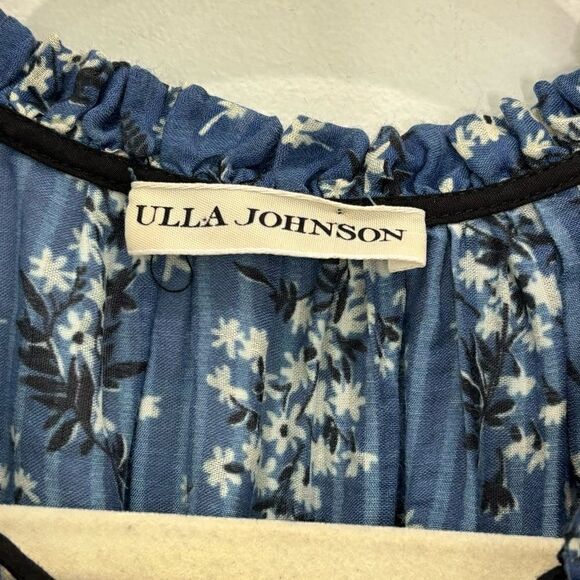 Ulla Johnson $637 Brienne Mini Dress in Cornflower Blue - Picture 13 of 13